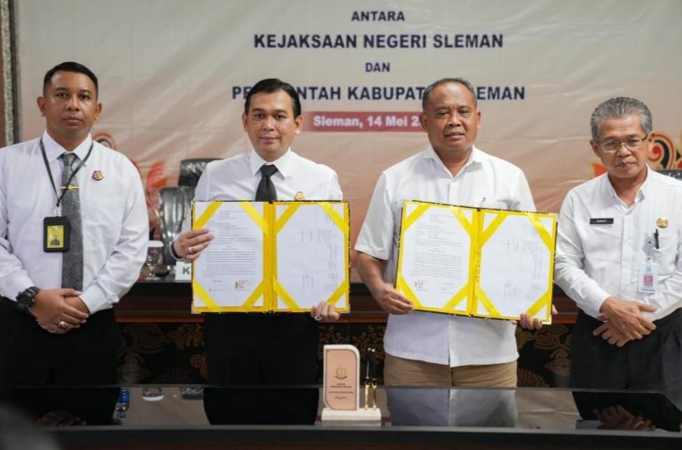 mou sleman kejari