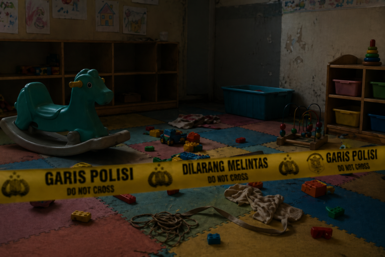 kekerasan anak daycare little aresha